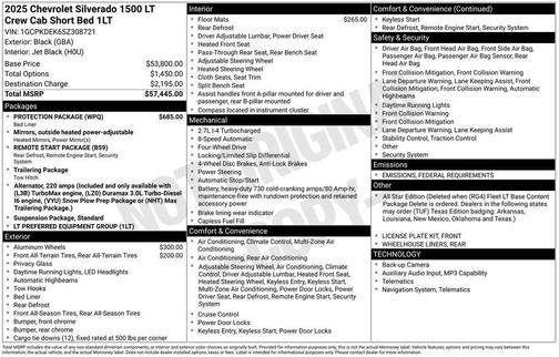 2025 Chevrolet Silverado 1500 LT