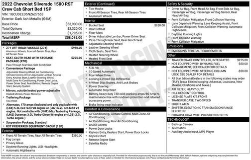 2022 Chevrolet Silverado 1500 RST