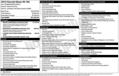 2023 Chevrolet Blazer RS