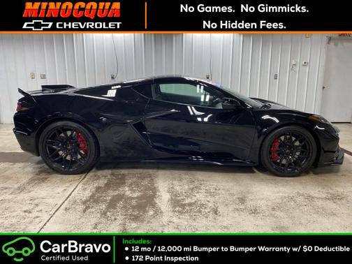 Black 2023 Chevrolet Corvette 1LZ