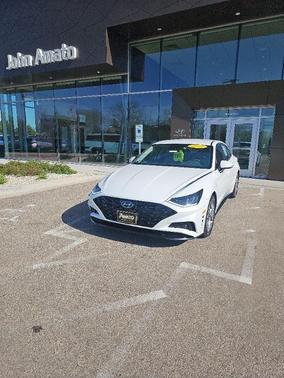 Quartz White 2021 Hyundai SONATA SEL