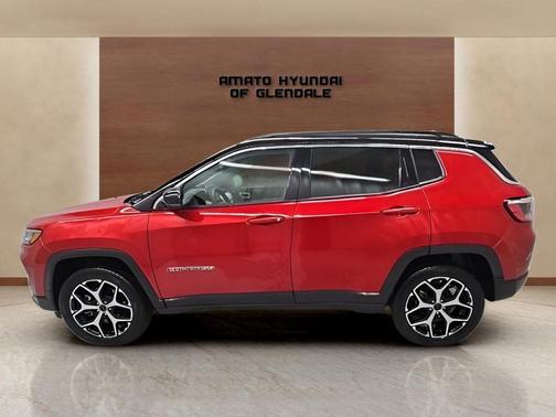 Red 2025 Jeep Compass Limited