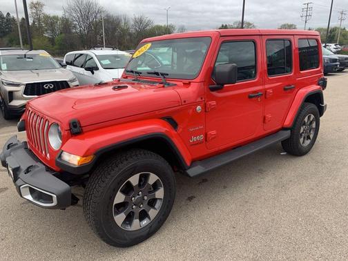 Firecracker Red Clearcoat 2021 Jeep Wrangler Unlimited Sahara