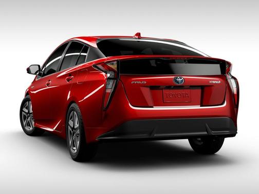 Red 2016 Toyota Prius Four