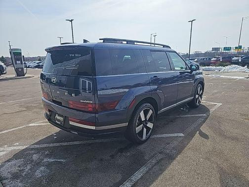 Atlantic Blue 2026 Hyundai SANTA FE HEV Limited