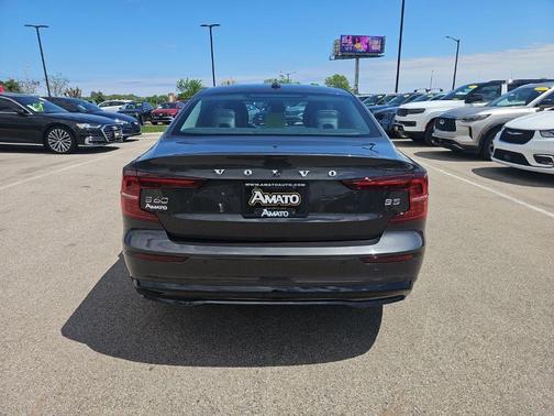 Gray 2024 Volvo S60 B5 Core Dark Theme