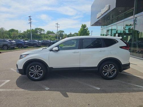 White 2021 Honda CR-V EX-L