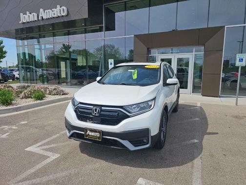 White 2021 Honda CR-V EX-L