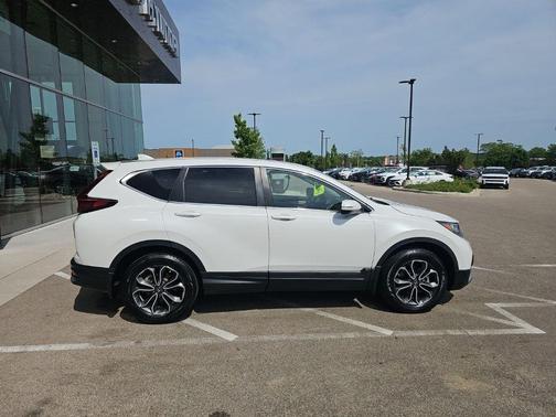 White 2021 Honda CR-V EX-L