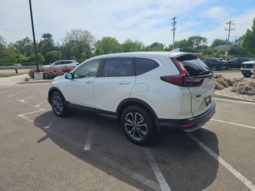 White 2021 Honda CR-V EX-L
