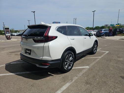 White 2021 Honda CR-V EX-L