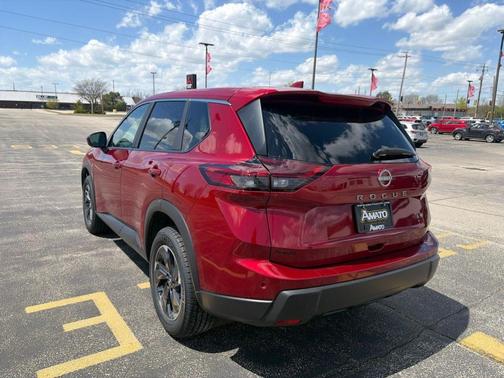 Scarlet Ember 2025 Nissan Rogue SV