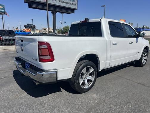 Ivory White Tri-Coat Pearlcoat 2021 RAM 1500 LARAMIE