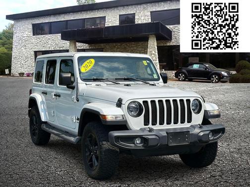 Bright White Clearcoat 2020 Jeep Wrangler Unlimited Sahara