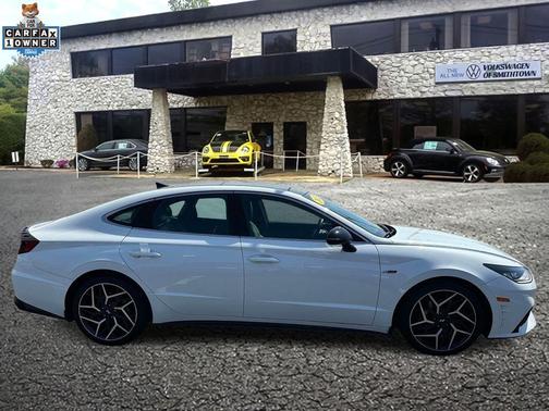 Serenity White 2023 Hyundai SONATA N Line