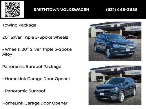 2019 Volkswagen Atlas 3.6L SE w/Technology