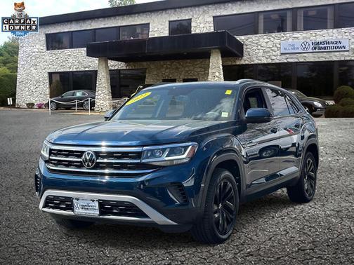 Tourmaline Blue Metallic 2022 Volkswagen Atlas Cross Sport 3.6L V6 SE w/Technology