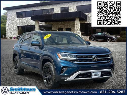 Tourmaline Blue Metallic 2022 Volkswagen Atlas Cross Sport 3.6L V6 SE w/Technology
