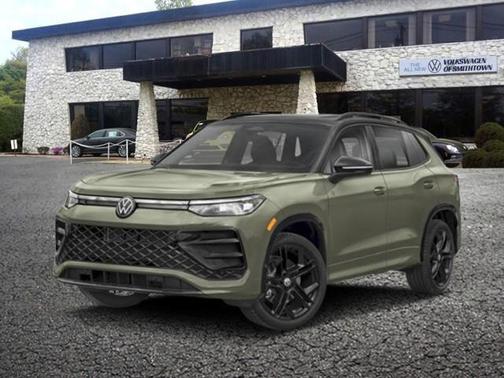 Avocado Green w/Deep Black Roof 2026 Volkswagen Tiguan 2.0T SE R-Line Black 4MOTION