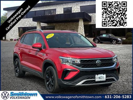 Kings Red Metallic 2024 Volkswagen Taos 1.5T SE