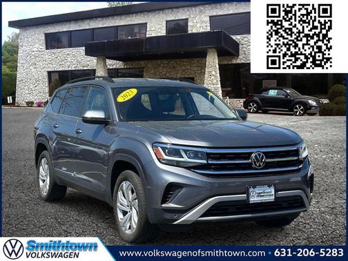Platinum Gray Metallic 2023 Volkswagen Atlas 2.0T SE w/Technology 4MOTION