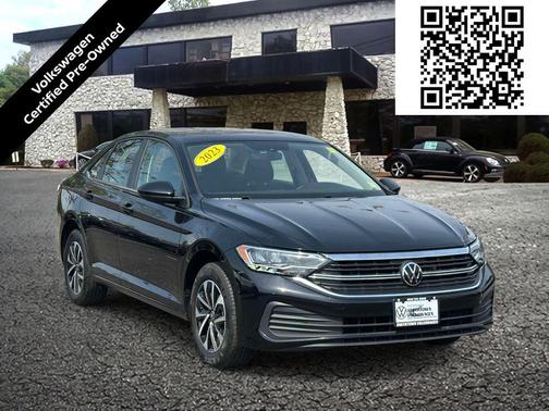 Deep Black Pearl 2023 Volkswagen Jetta 1.5T S