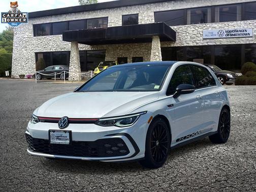 Opal White 2023 Volkswagen Golf GTI 2.0T S DSG