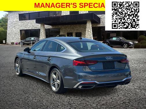 Daytona Gray Metallic 2021 Audi A5 Sportback 45 S Line Premium Plus