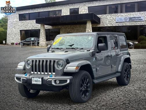 Sting-Gray Clearcoat 2023 Jeep Wrangler 4xe Sahara