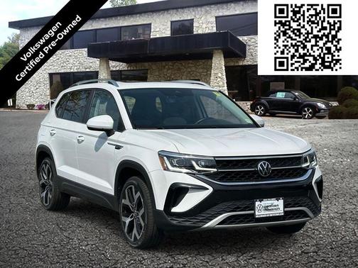 Pure White 2023 Volkswagen Taos 1.5T SEL
