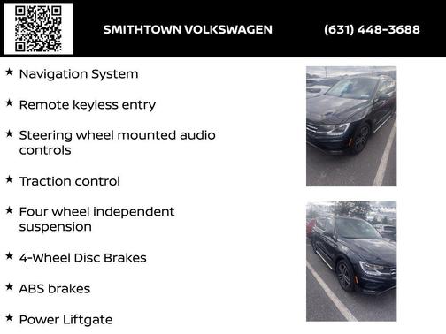 2018 Volkswagen Tiguan 2.0T SEL