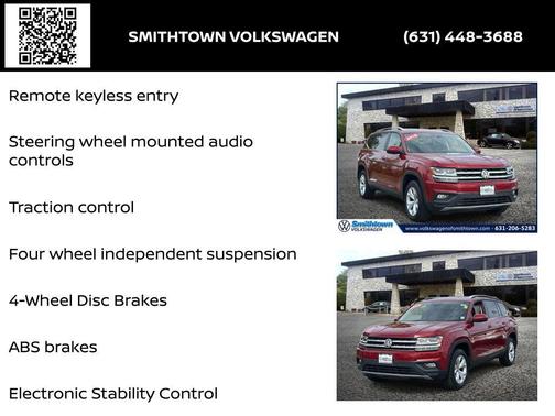 2018 Volkswagen Atlas 3.6L SE