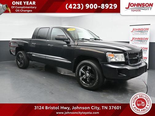 Brilliant Black Crystal Pearlcoat 2008 Dodge Dakota Laramie