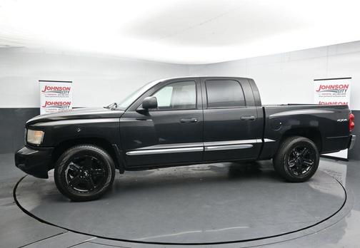 Brilliant Black Crystal Pearlcoat 2008 Dodge Dakota Laramie
