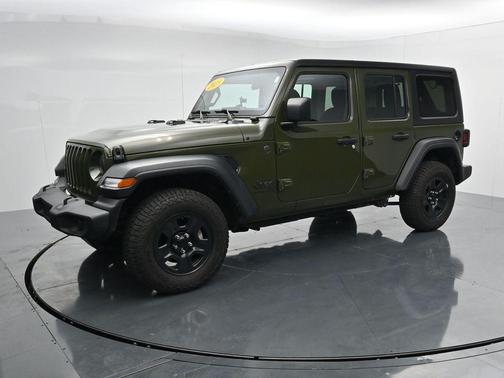 Sarge Green Clearcoat 2023 Jeep Wrangler Sport