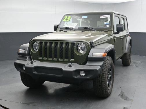Sarge Green Clearcoat 2023 Jeep Wrangler Sport