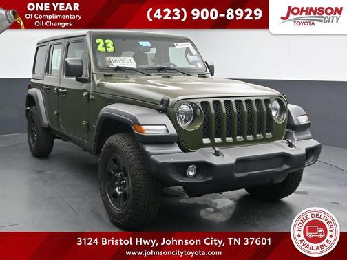 Sarge Green Clearcoat 2023 Jeep Wrangler Sport