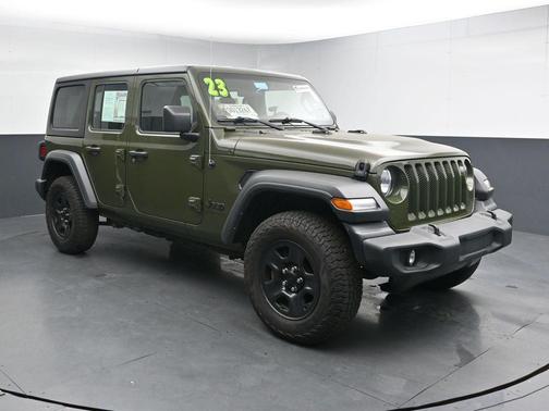 Sarge Green Clearcoat 2023 Jeep Wrangler Sport