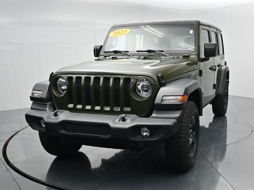 Sarge Green Clearcoat 2023 Jeep Wrangler Sport