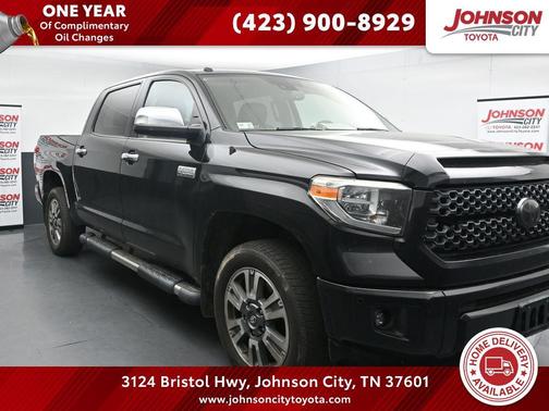 Midnight Black Metallic 2018 Toyota Tundra Platinum