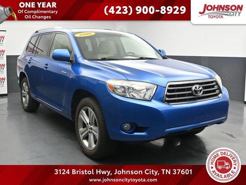 Blue Streak Metallic 2008 Toyota Highlander Sport