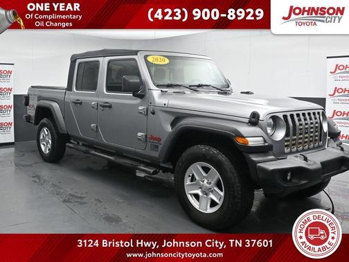 Billet Silver Metallic Clearcoat 2020 Jeep Gladiator Sport S
