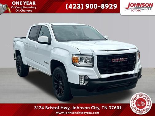 Summit White 2022 GMC Canyon Elevation