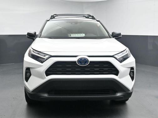 Ice Cap/Midnight Black Metallic 2024 Toyota RAV4 Hybrid Woodland Edition