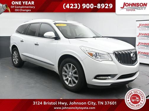 Summit White 2017 Buick Enclave Leather