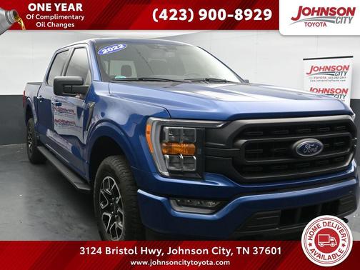 Atlas Blue Metallic 2022 Ford F-150 XLT