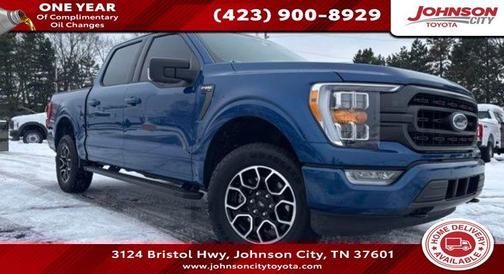 Atlas Blue Metallic 2022 Ford F-150 XLT