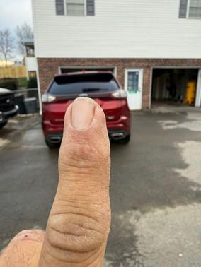 Ruby Red Metallic 2017 Ford Edge Sport