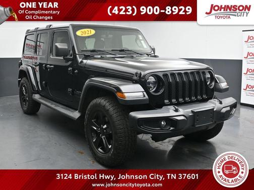 Black Clearcoat 2021 Jeep Wrangler Unlimited Sahara