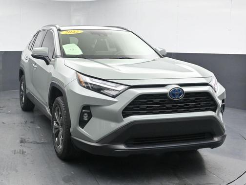 Lunar Rock 2022 Toyota RAV4 Hybrid XLE Premium